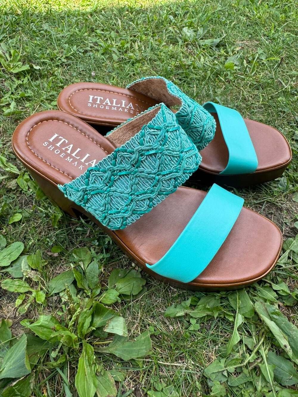 Women's Italian Shoemakers Yamari Platform Wedge Sandals size 8.5